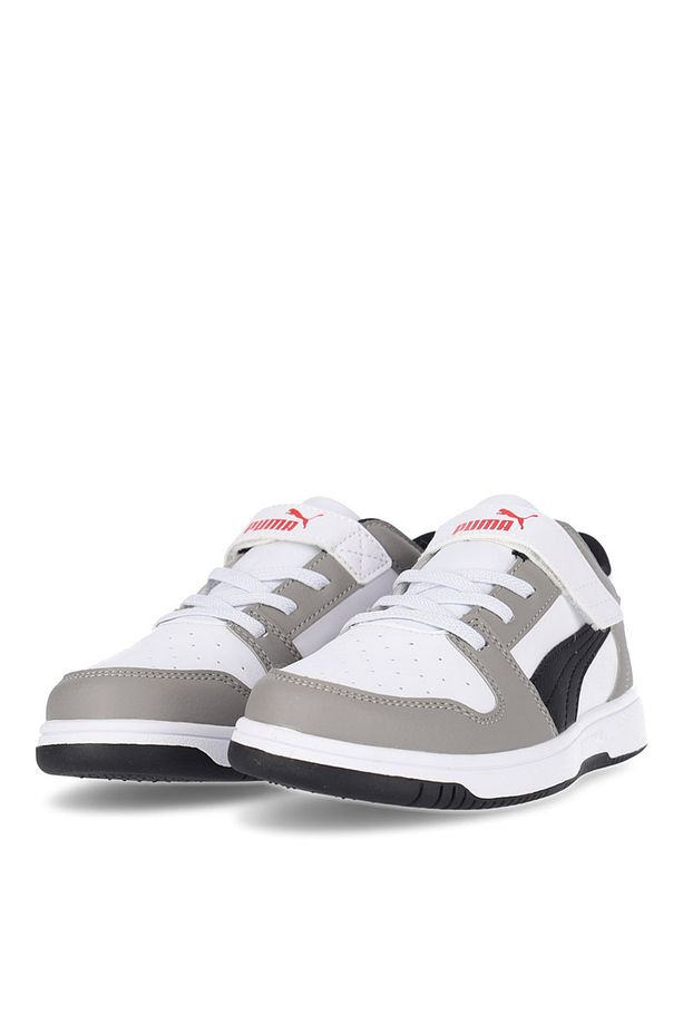 Beyaz - Gri Erkek Çocuk Yürüyüş Ayakkabısı 37049020-Puma Rebound Layp Lo SL Jr - 3