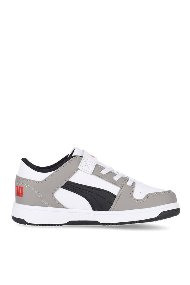 Beyaz - Gri Erkek Çocuk Yürüyüş Ayakkabısı 37049020-Puma Rebound Layp Lo SL Jr - 2