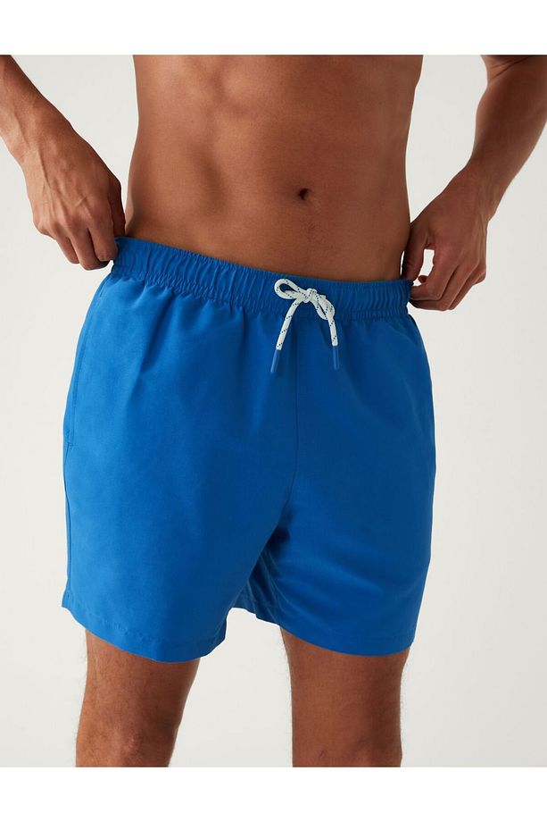 Regular Fit Quick Dry Deniz Şortu - 3