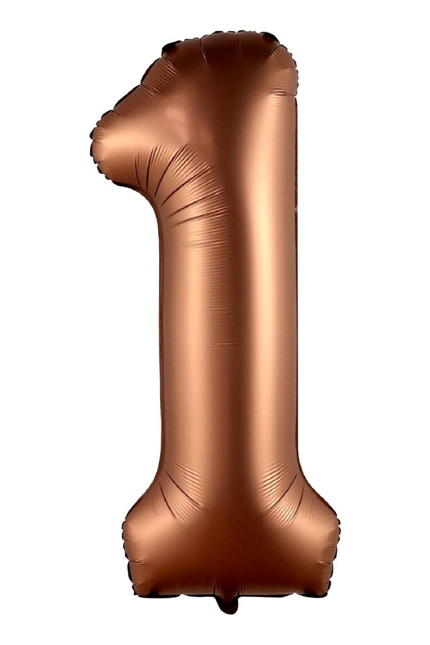 74 Cm Brown Number Age Foil Balloon