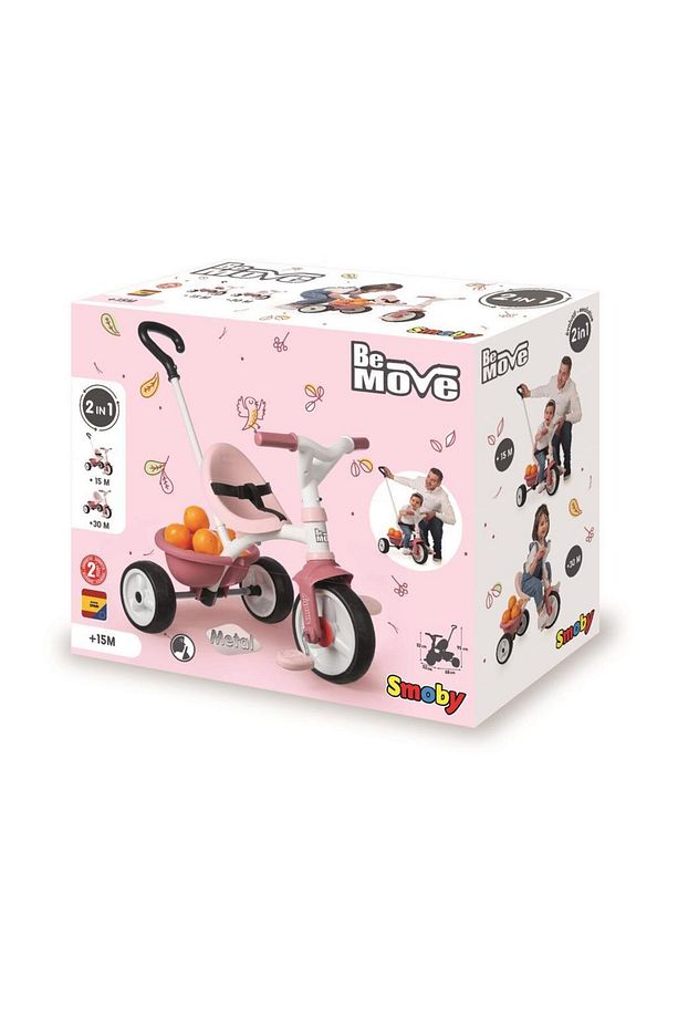 Be Move Üç Tekerlekli Bisiklet Seti - Pembe 740332 - 5