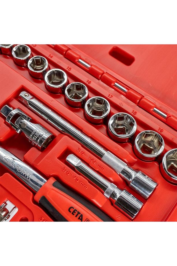 Ceta 18 Parça 3/8” 6 Köşe Lokma Takımı - C10-18ph4 - 4