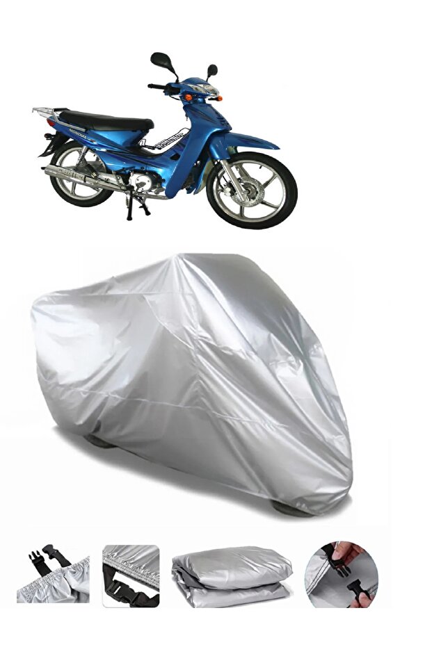 Mondial 100 UKH Gray Motorcycle Tarpaulin Premium Quality