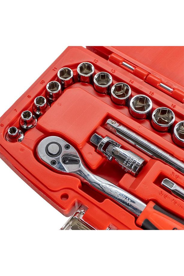 Ceta 18 Parça 3/8” 6 Köşe Lokma Takımı - C10-18ph4 - 3