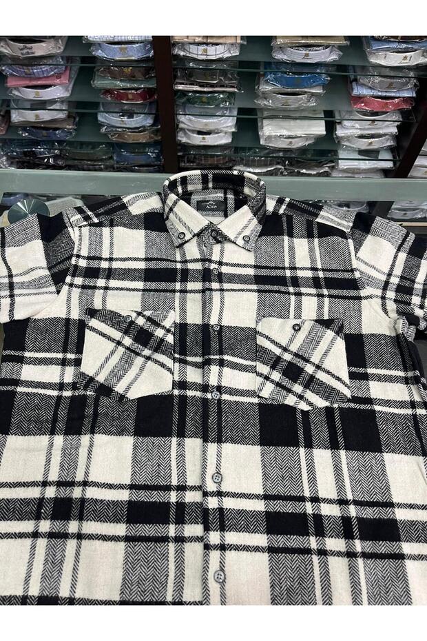 Oduncu kışlık kalın gömlek - 4