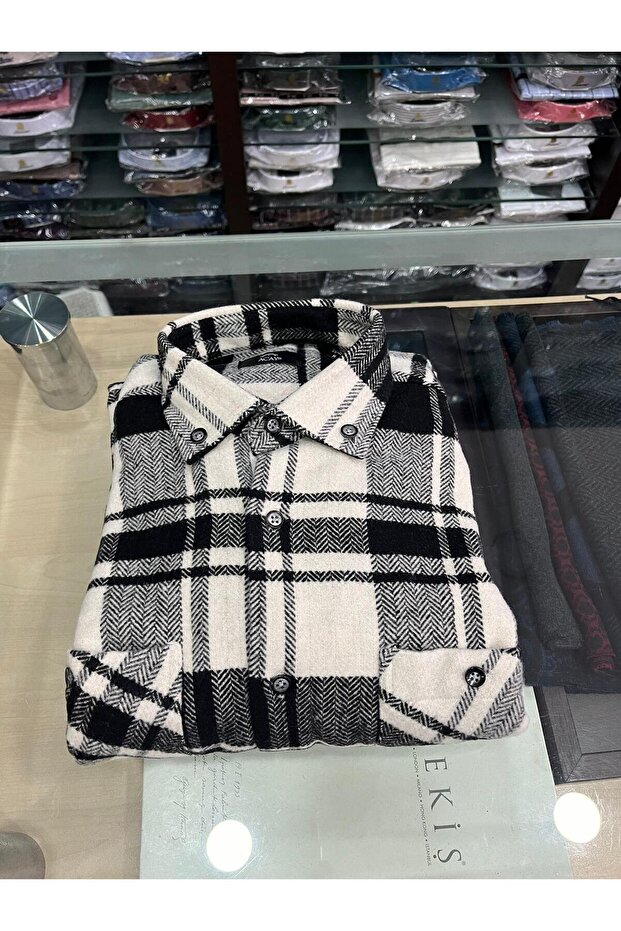 Oduncu kışlık kalın gömlek - 2