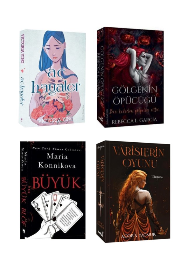 Varislerin Oyunu, Büyük Blöf, Gölgenin Öpücüğü and Aç Hayalet 4 Book Set