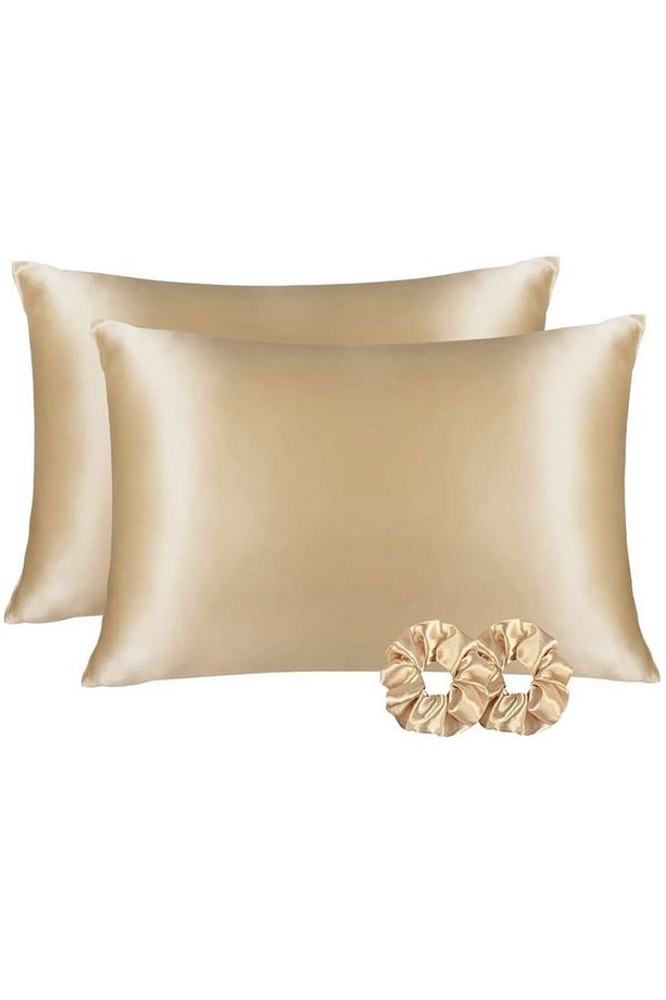 Ant Ipek Saten 50x70 Cm Yastık Kılıfı 2 Adet Kıvırcık Saçlar Bej2 Adet - 1