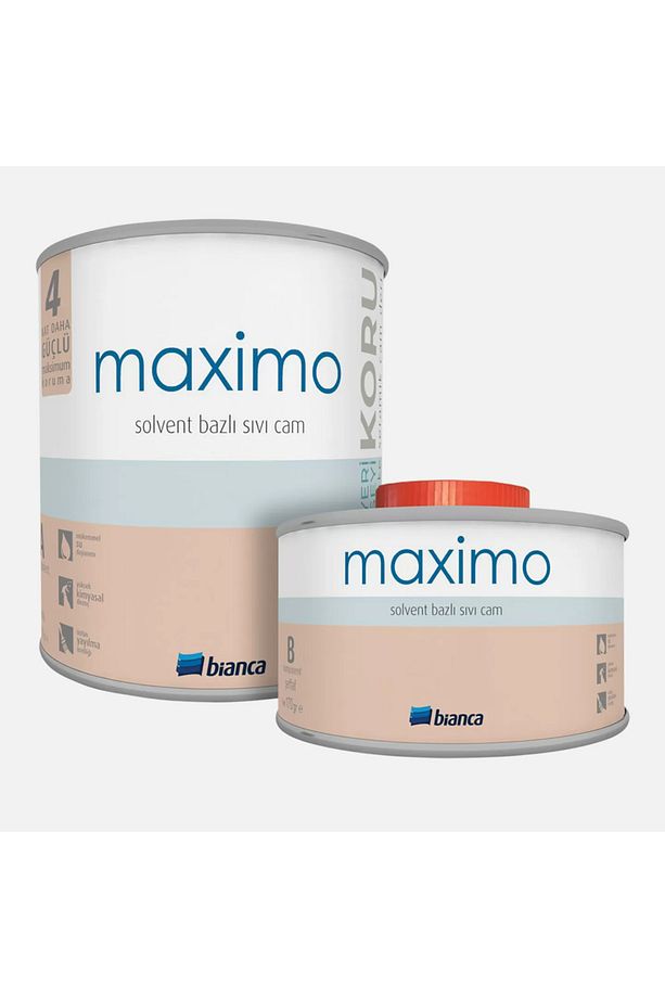 Maximo Sıvı Cam İpek Mat  500 gr (çift kompenant) - 3