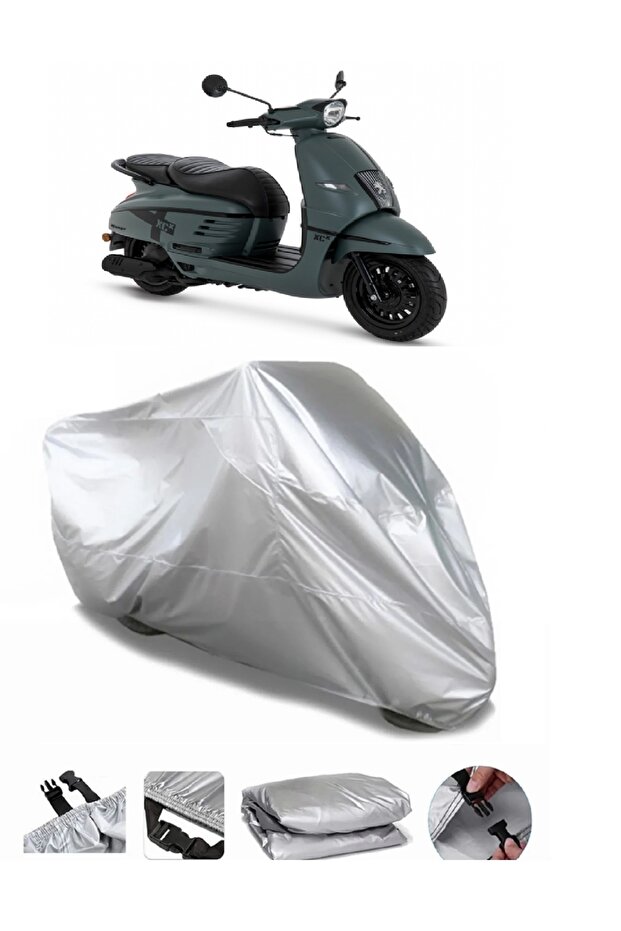 Peugeot Django 50 GRAY WATERPROOF MOTORCYCLE BRAND PREMIUM
