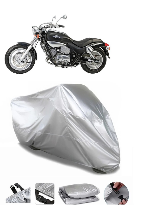 ماركة Kymco Venox 250 رمادية مقاومة للماء للدراجات النارية