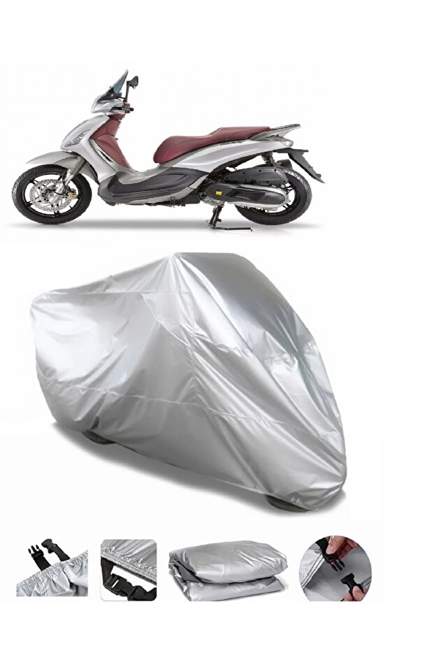 Piaggio Beverly Sport Touring 350 i.eGRAY WATERPROOF MOTORCYCLE BRAND PREMIUM