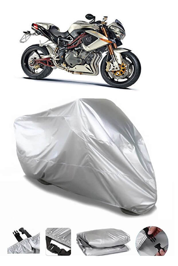ماركة بينيلي TNT Cafe Racer رمادية مقاومة للماء للدراجات النارية
