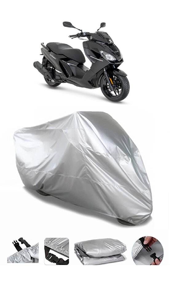 Peugeot Pulsion 125 GRAY WATERPROOF MOTORCYCLE BRAND PREMIUM