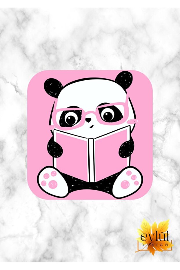 Cute Panda Printed Special Design Printed MDF A Quality Square Coaster