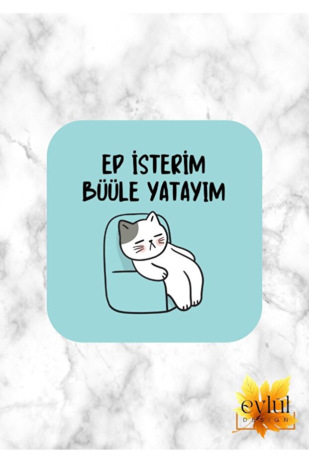 Ep I Want Büle أفقي مطبوع بتصميم خاص مطبوع MDF قاعدة أكواب مربعة عالية الجودة