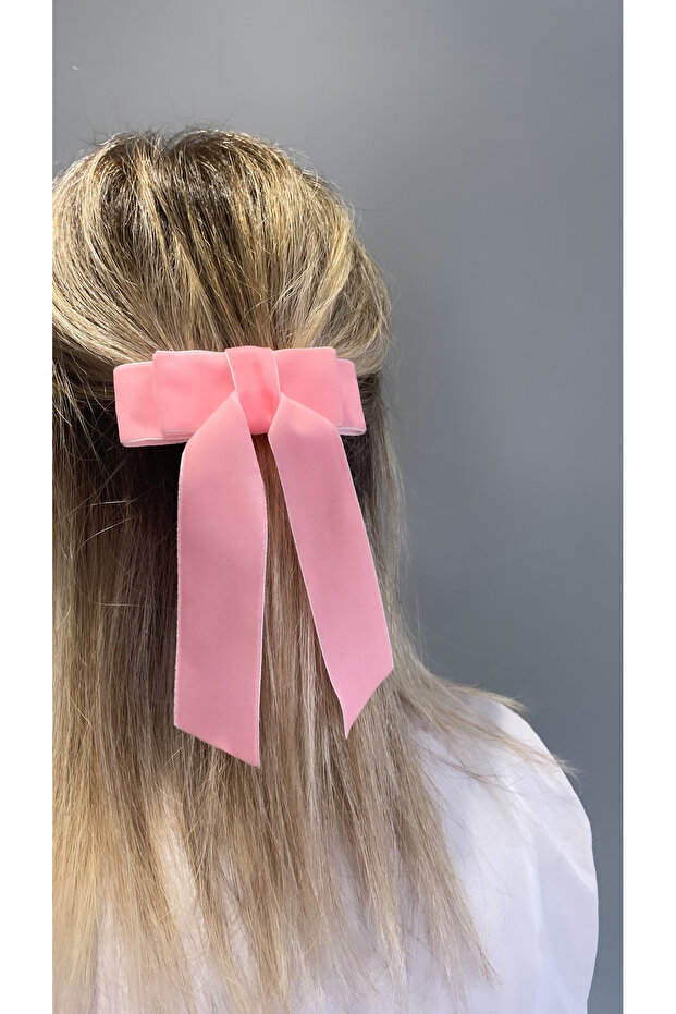 Big bow buckle velvet ribbon buckle