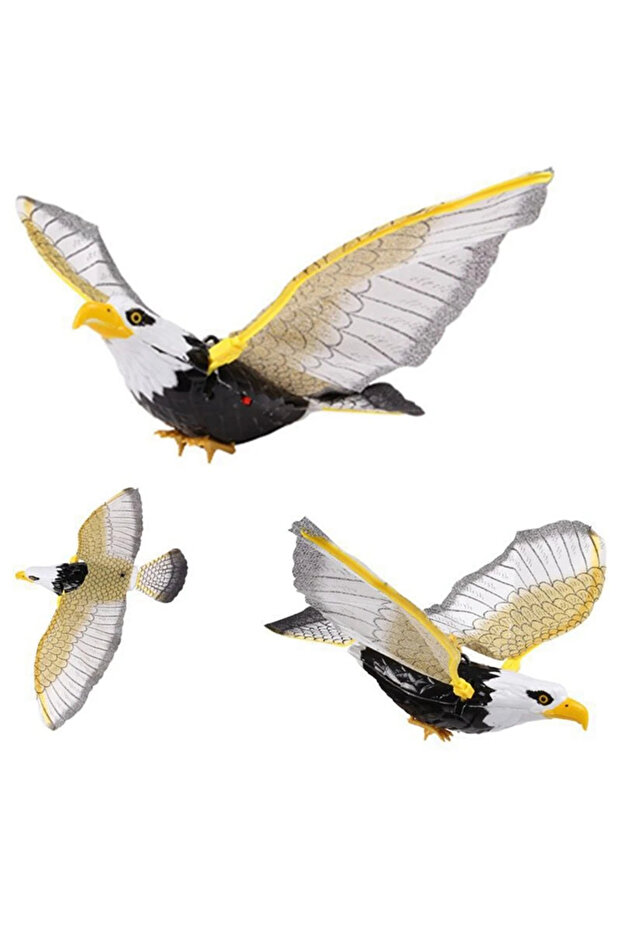 360° Rotating Wing Flapping Hanging Flying Bird Toy - Simulation Sound Flying Eagle Toy