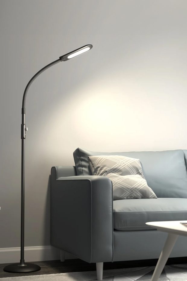 Dekoratif Ayaklı Led Lambader Işık Loş Okuma, Dinlenme Işığı - 6