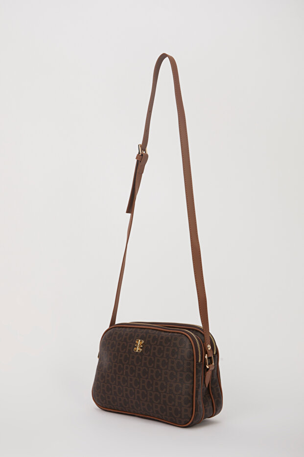 Coffee Women's Shoulder Bag 05PO24Y1757