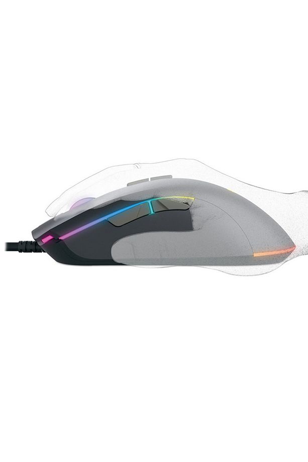 Poseidon Pmw 3325 Sensor Rgb 10.000 Dpı Gaming Oyuncu Mouse Örgü Kablo - 7