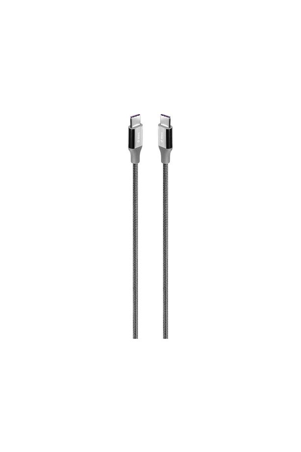 AlumiCable USB-C - USB-C 150cm 100W PD/QC Hızlı Şarj/Data Kablosu Uzay Grisi - 1