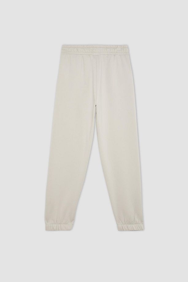 Beli Paçası Lastikli Basic Düz Cepli Kalın Jogger Eşofman Altı B1859ax24sp - 3