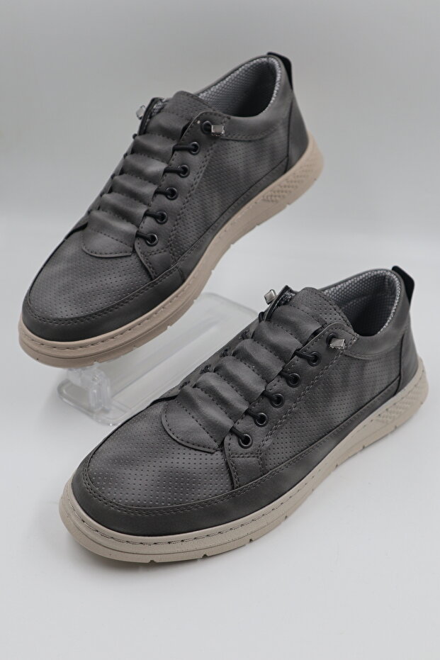MEN'S COMFORTABLE LIGHT ORTHOPEDIC RUBBER LACE-UP DAILY SHOES