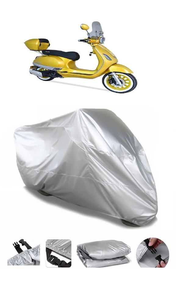 Arora Safari 50 GRAY WATERPROOF MOTORCYCLE Compatible BRAND PREMIUM