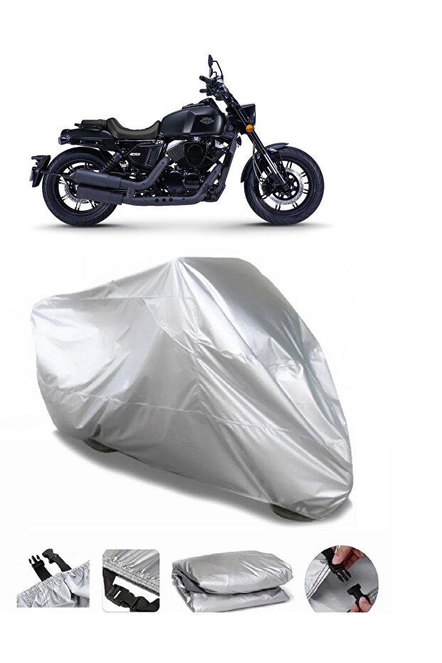 Rks K-Light 202 GRAY WATERPROOF MOTORCYCLE BRAND PREMIUM Compatible