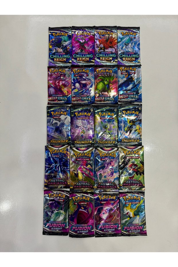 5 Set Pokemon Game Cards - 20 Packs Total