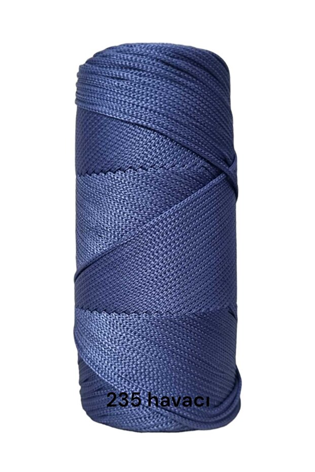 حبل مكرامية من البوليستر 200 جرام حبل مكرامية حقيبة حبل عداء حبل الحياكة رقم 4 - حبل مكرامية 1.4 ملم - 2