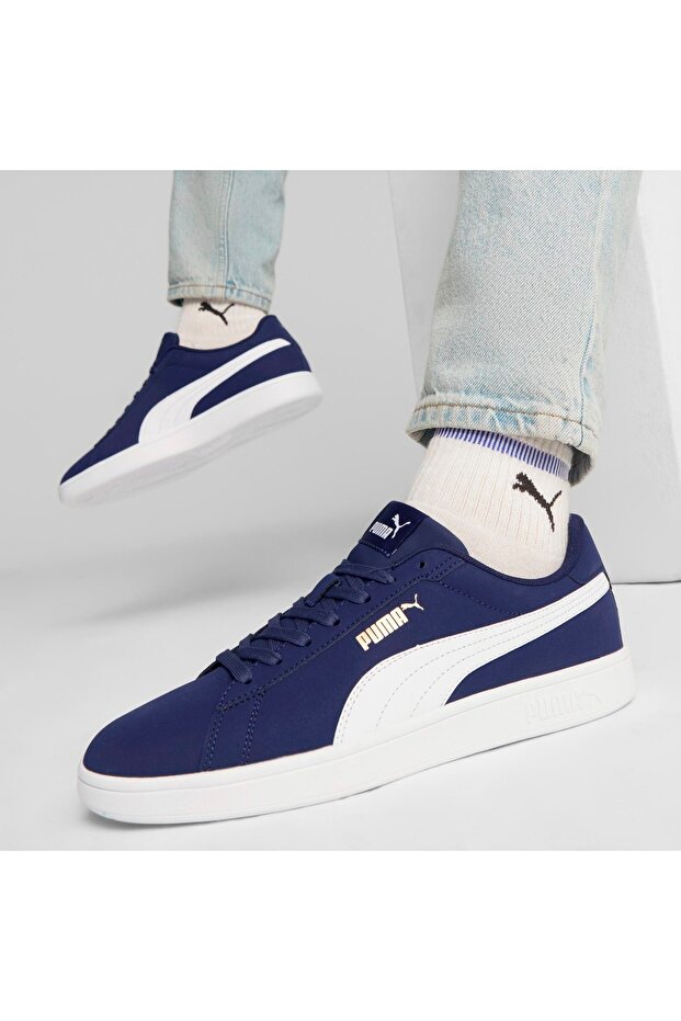Smash 3.0 Buck Unisex Navy Blue Sneaker