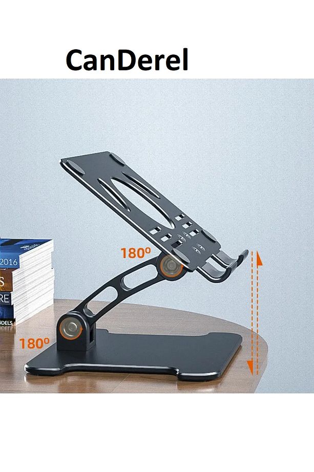 Alüminyum Tablet standı Notebook Laptop Telefon Standı Taşınabilir İpad Standı Notebook Yükseltici - 6
