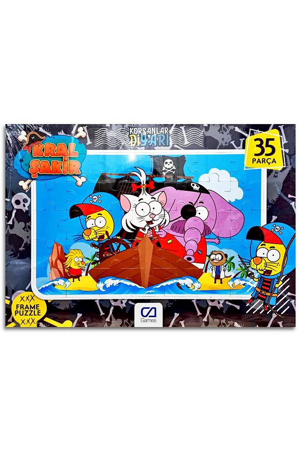 Paw Patrol (Pati Devriyesi) ve Kral Şakir 2 li Frame Puzzle/Yapboz - 2