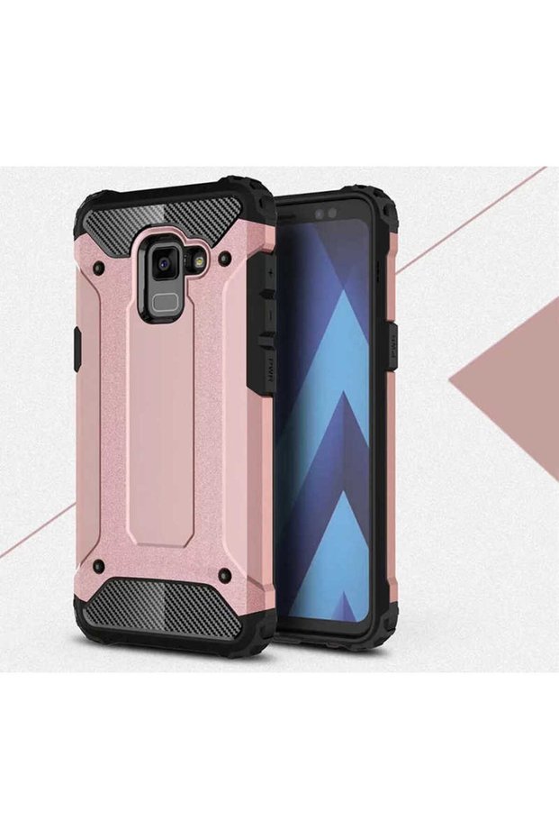 Samsung Galaxy A8 2018 - Case Double Layer Armor Tank Crash Military Cover