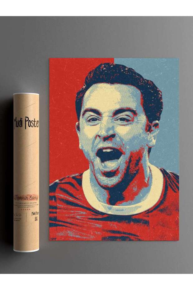 xavi Futbol Poster Çerçevesiz Yüksek Kalite Futbolcu Duvar Poster - 2