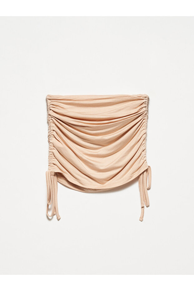 20680 Crop Top-Bej - 2