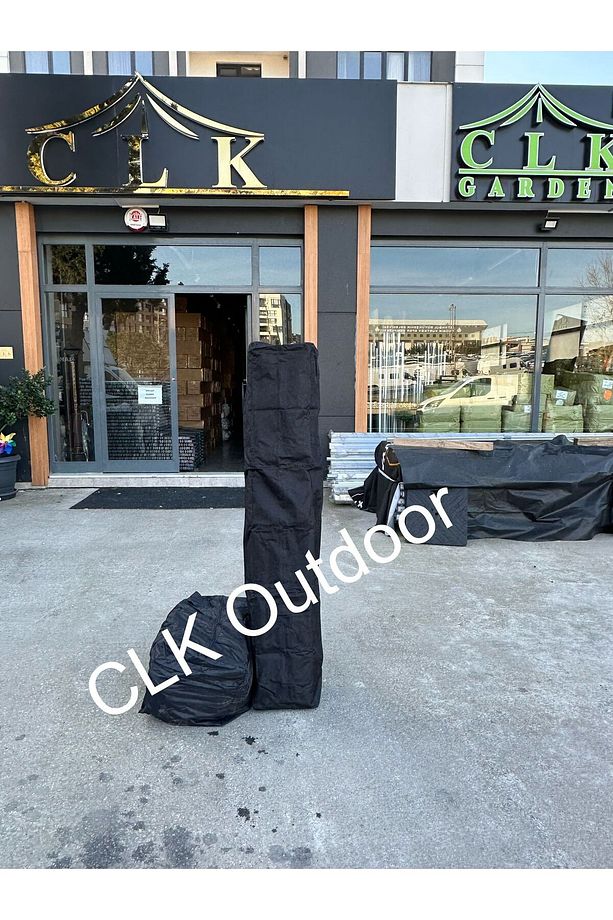 CLK 3x3 Gazebo Kamp Çadırı HAki Yeşil - 5