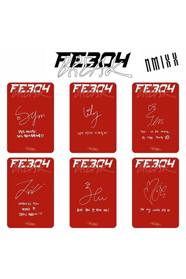 NMIXX '' Fe3O4: BREAK '' Blood Ver. PC Set 2 - 2