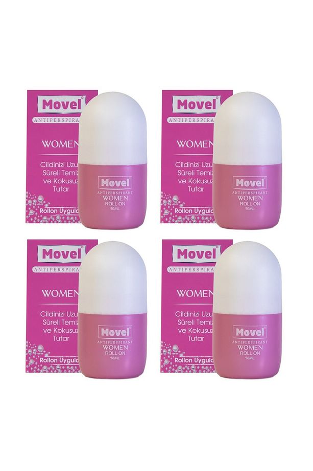 4 ADET Roll On El Ayak Koltukaltı Ter Ve Ter Kokusu Önleyici Women 50ml - 1