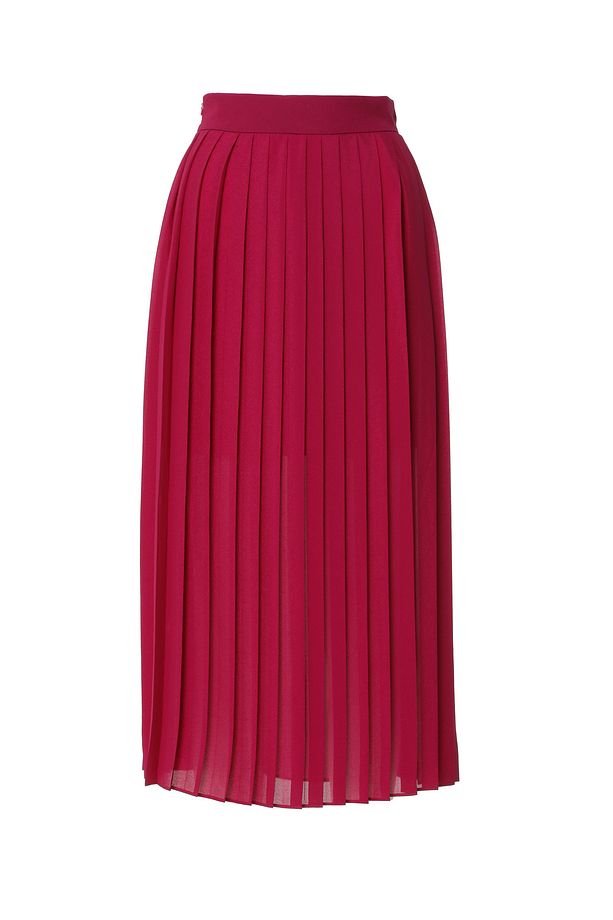 Piliseli Pembe Midi Etek - 3