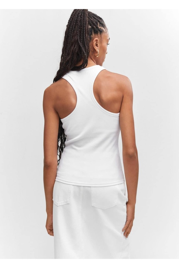 Sırt Dekolteli Halter Bluz - 4