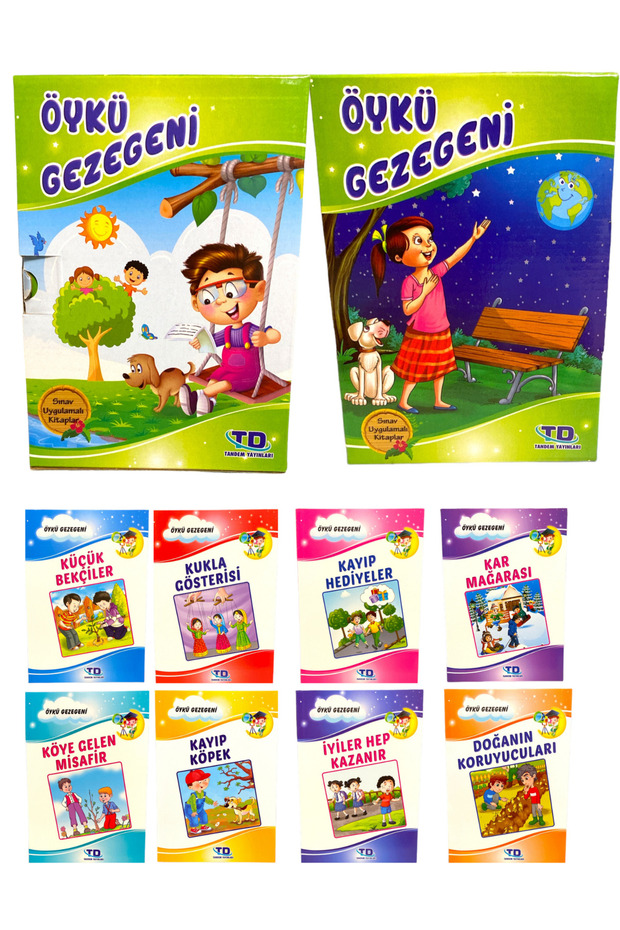 ÖYKÜ GEZEGENİ ÇOCUK KİTAPLARI 8 Book 3. Ve 4.Siniflar Informative and Educational Boxed Set