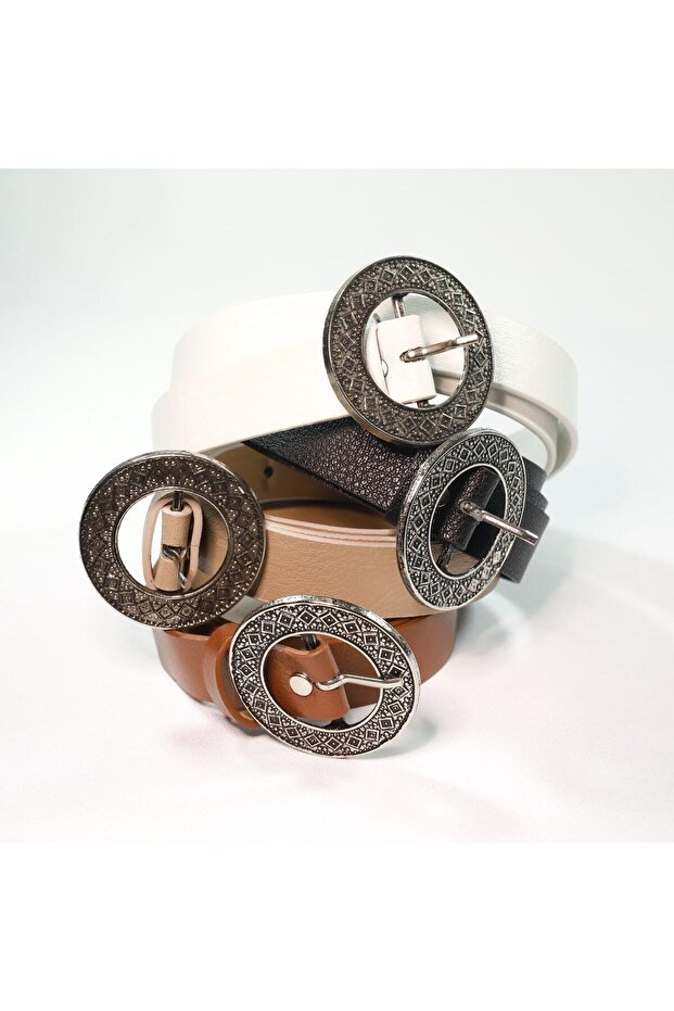 Eskitme Tokalı Basic Kemer - 6