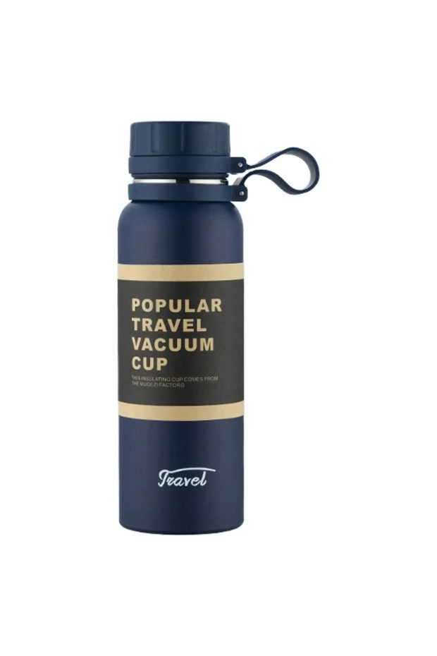 Thermos Cup Large Capacity Portable Sports Stainless Steel Water Bottle