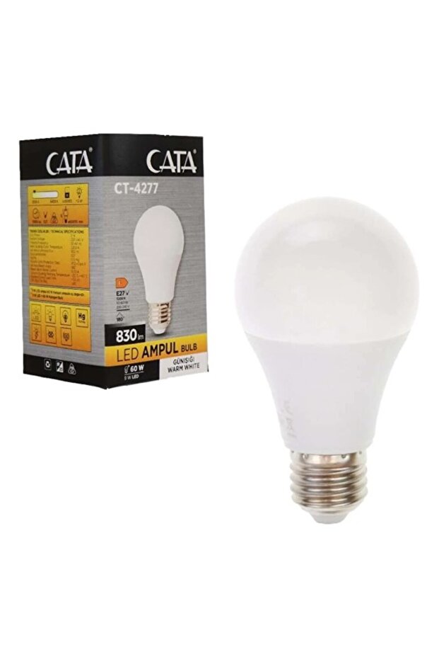 CT4277 E27 9W GÜNIŞIĞI LED AMPUL