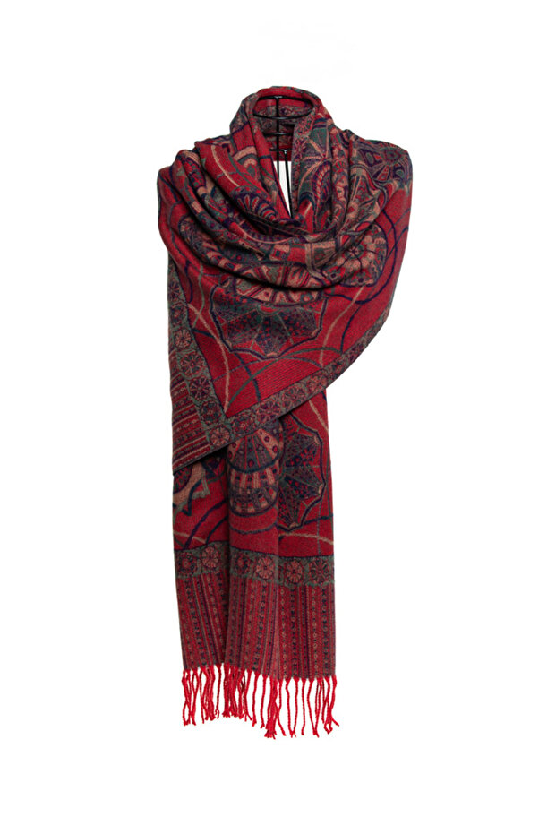 MODAL CASHMERE JACQUARD SHAL (JAMWAR)