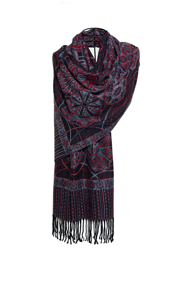 MODAL CASHMERE JACQUARD SHAL (JAMWAR)