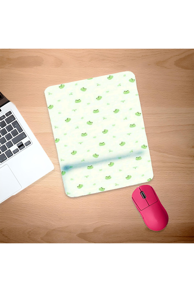 Multiple Frogs Rectangular Mouse Pad with Wrist Support - 1